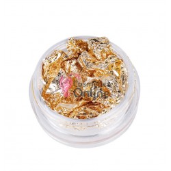 Foite subtiri colorate pentru decor unghii FSU09 Gold 